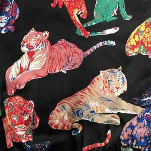 Zara Abstract Animal Print Bomber Jacket